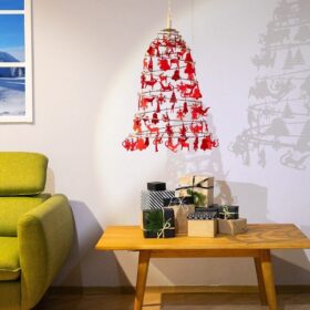 Weihnachtsbaum an der Wand