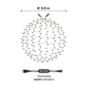 Weihnachtsbeleuchtung Kugel