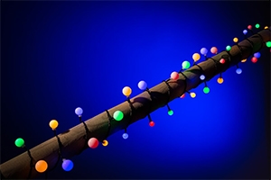 Weihnachtsbeleuchtung Kugeln