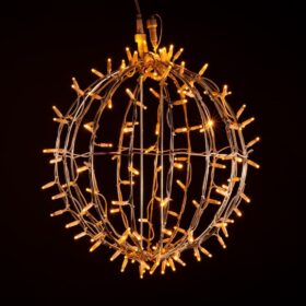 Weihnachtsbeleuchtung außen Kugel