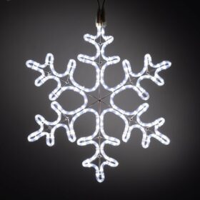 Weihnachtsbeleuchtung außen Schneeflocke