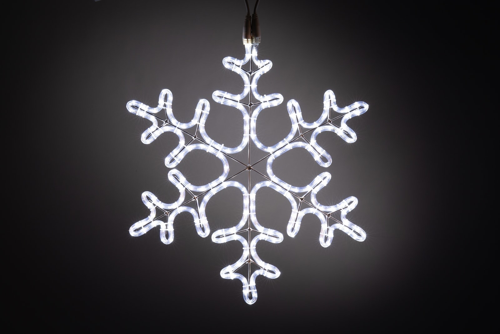 Weihnachtsbeleuchtung außen Schneeflocke