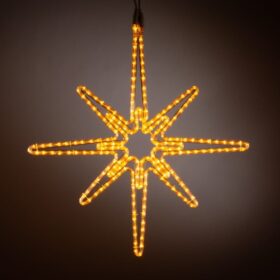 Weihnachtsbeleuchtung außen Stern