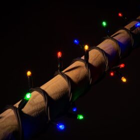 Weihnachtsbeleuchtung farbig