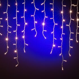 Weihnachtsbeleuchtung außen Eiszapfen