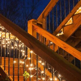 Weihnachtsbeleuchtung außen Eiszapfen