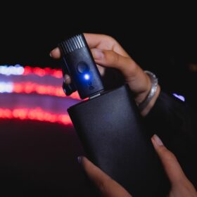 Weihnachtsbeleuchtung zur Musik