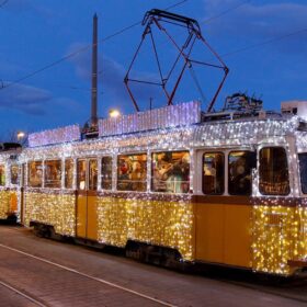 Weihnachtsbeleuchtung im öffentlichen Raum