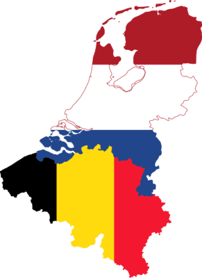 Weihnachtsbeleuchtung aufhängen Niederlande Belgien