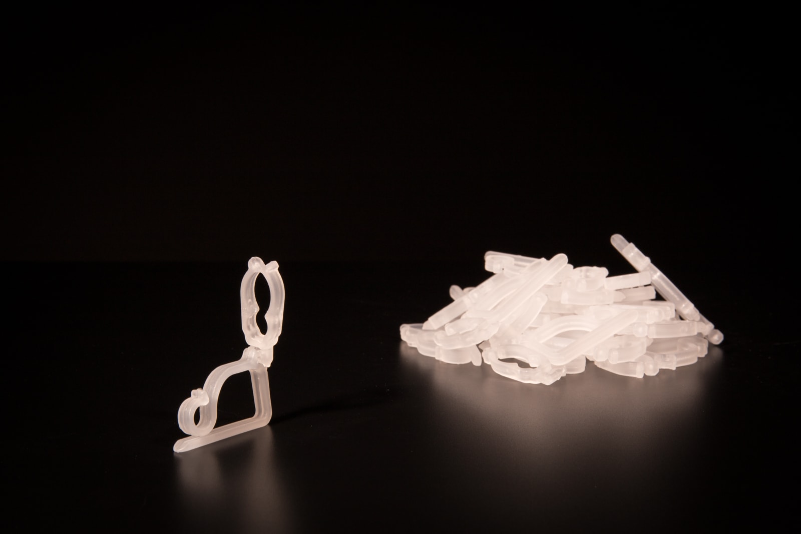 Befestigung der Weihnachtsbeleuchtung