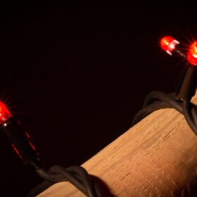 Verbindbare Weihnachtsbeleuchtung rot