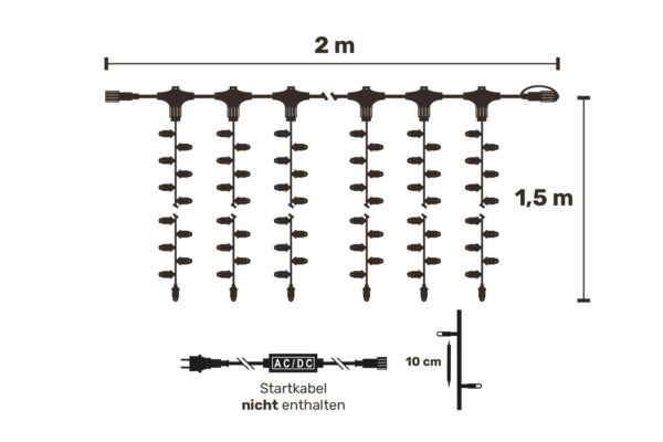 lichtvorhang weihnachten