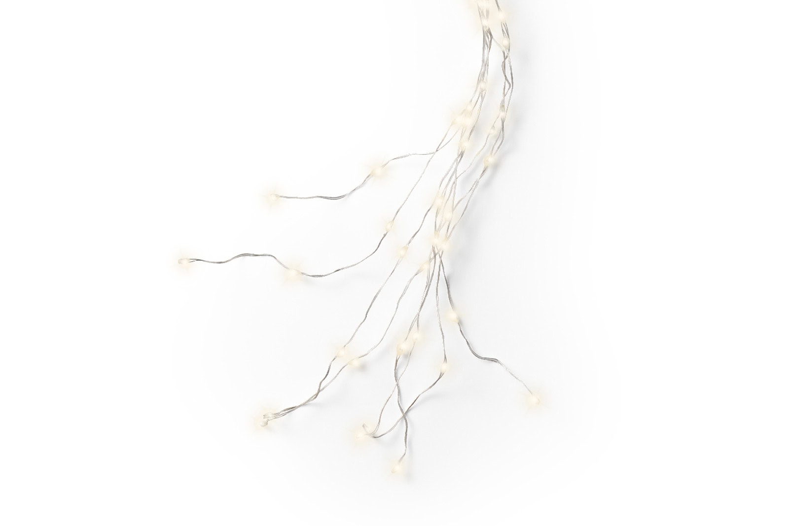 Lichtmantel Drahtbeleuchtung