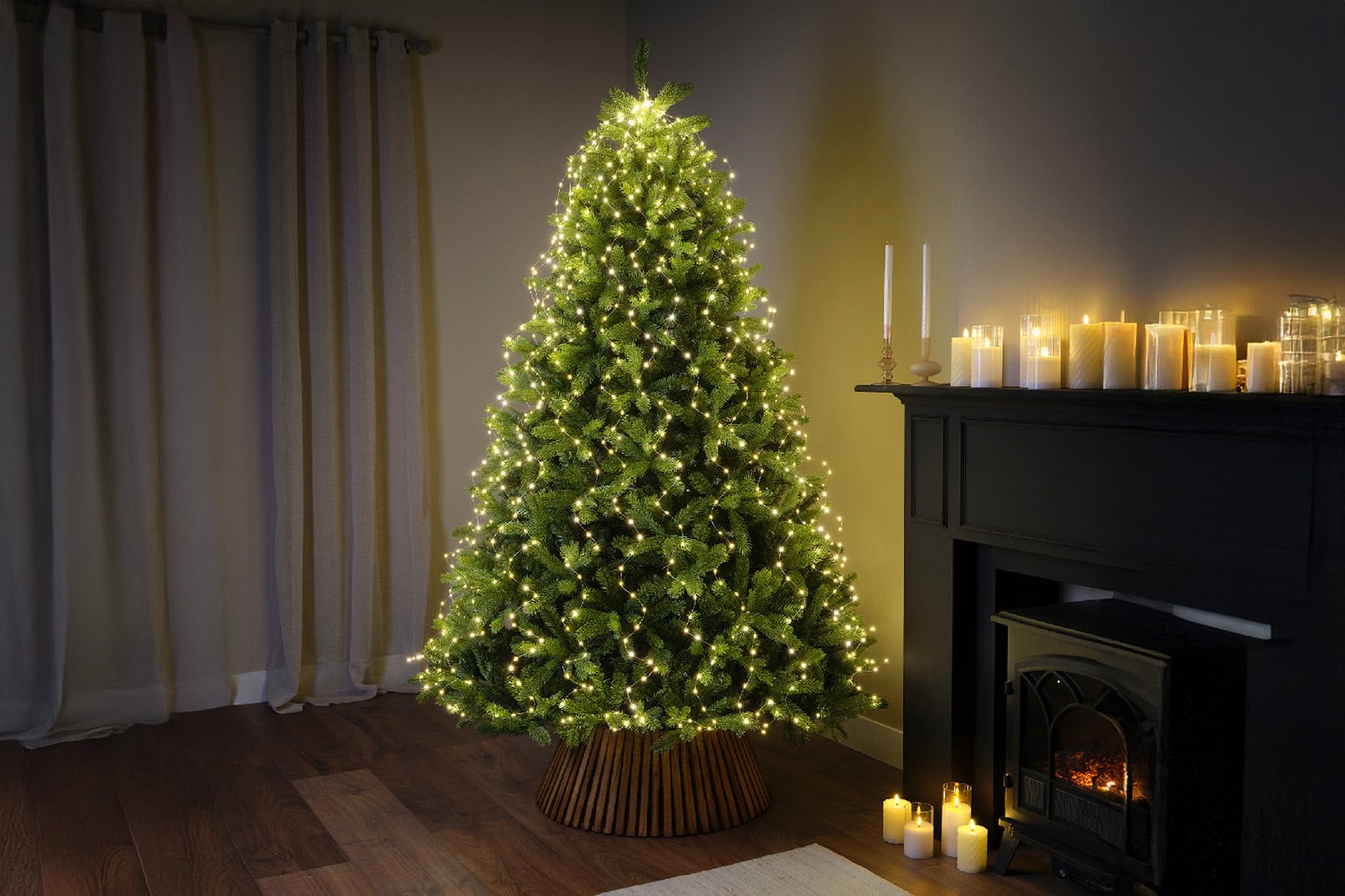 Lichtmantel Weihnachtsbaum