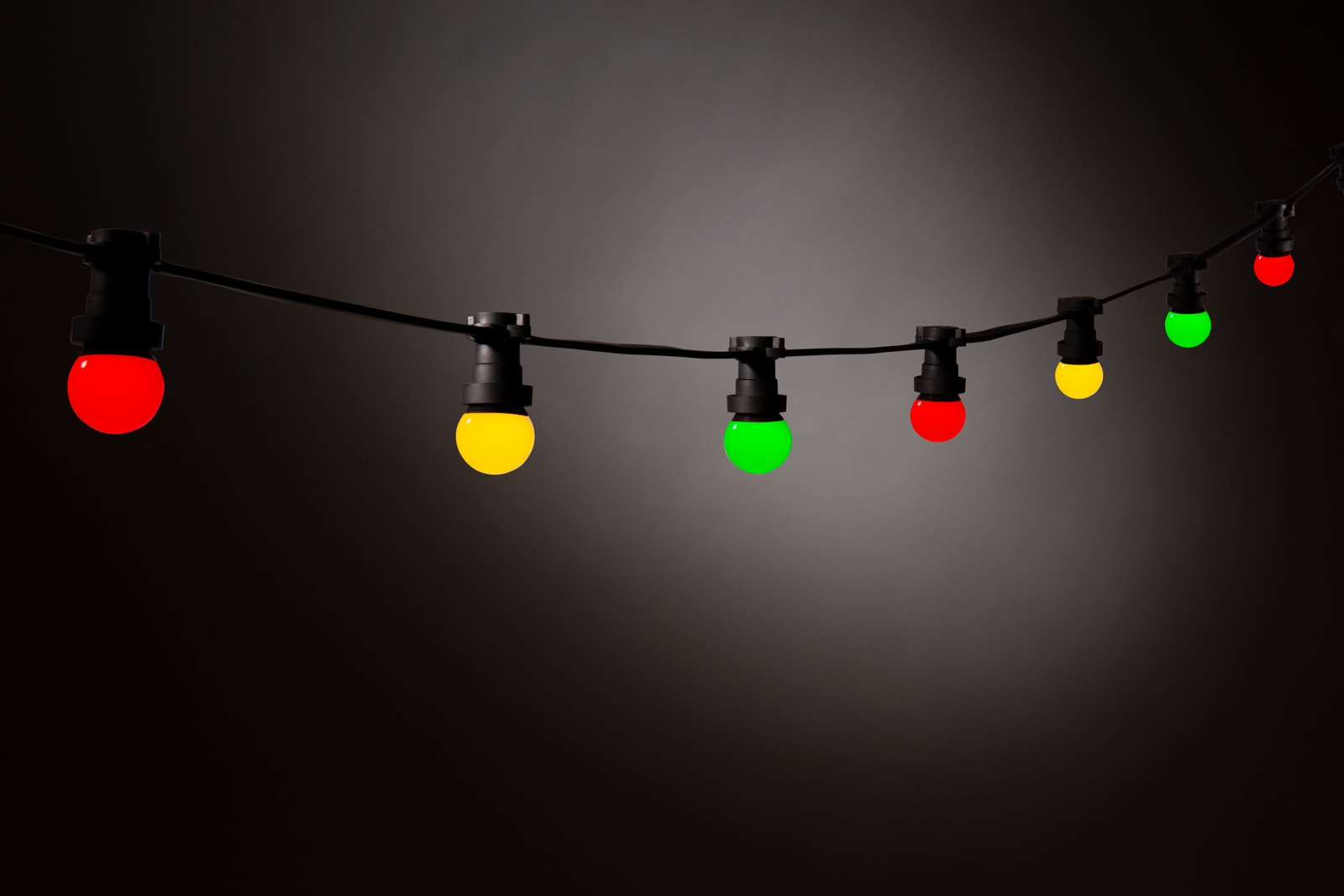 lichterkette rot gelb grün