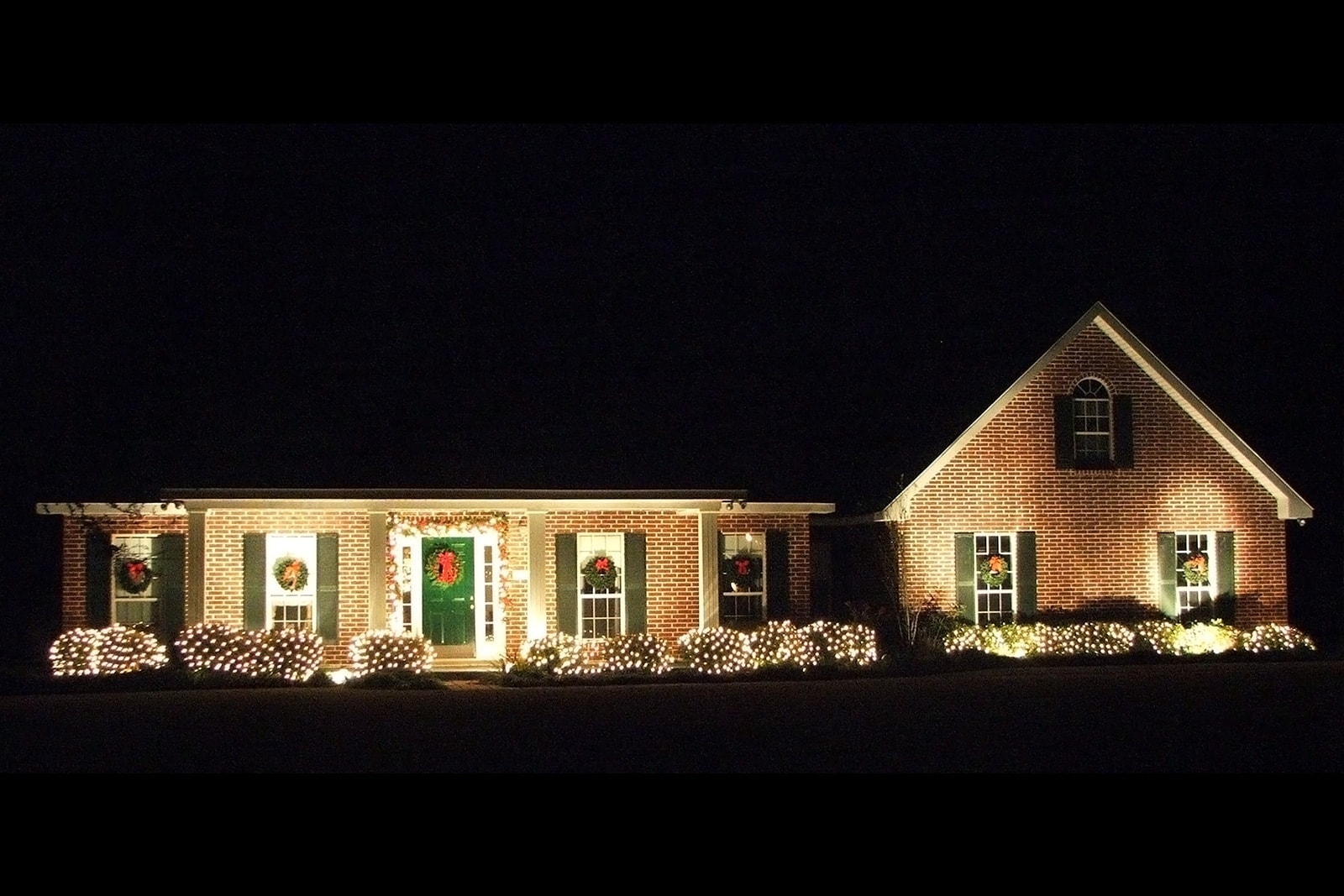 net Weihnachtsbeleuchtung außen