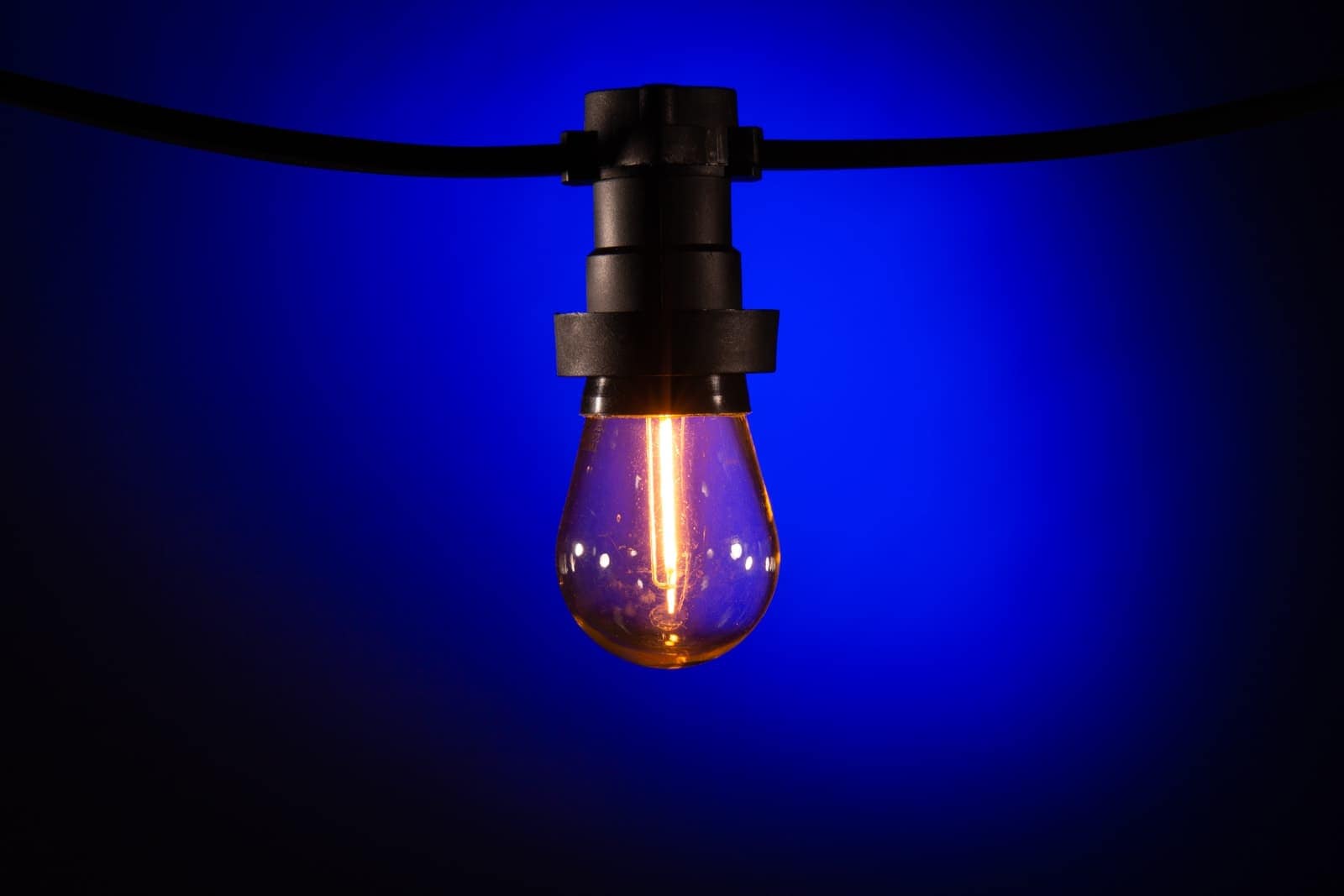 prikkabel filament led lampen klassiek warm wit