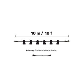 Piercingkabel ohne Lampen