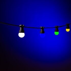 Lichterkette LED farbig