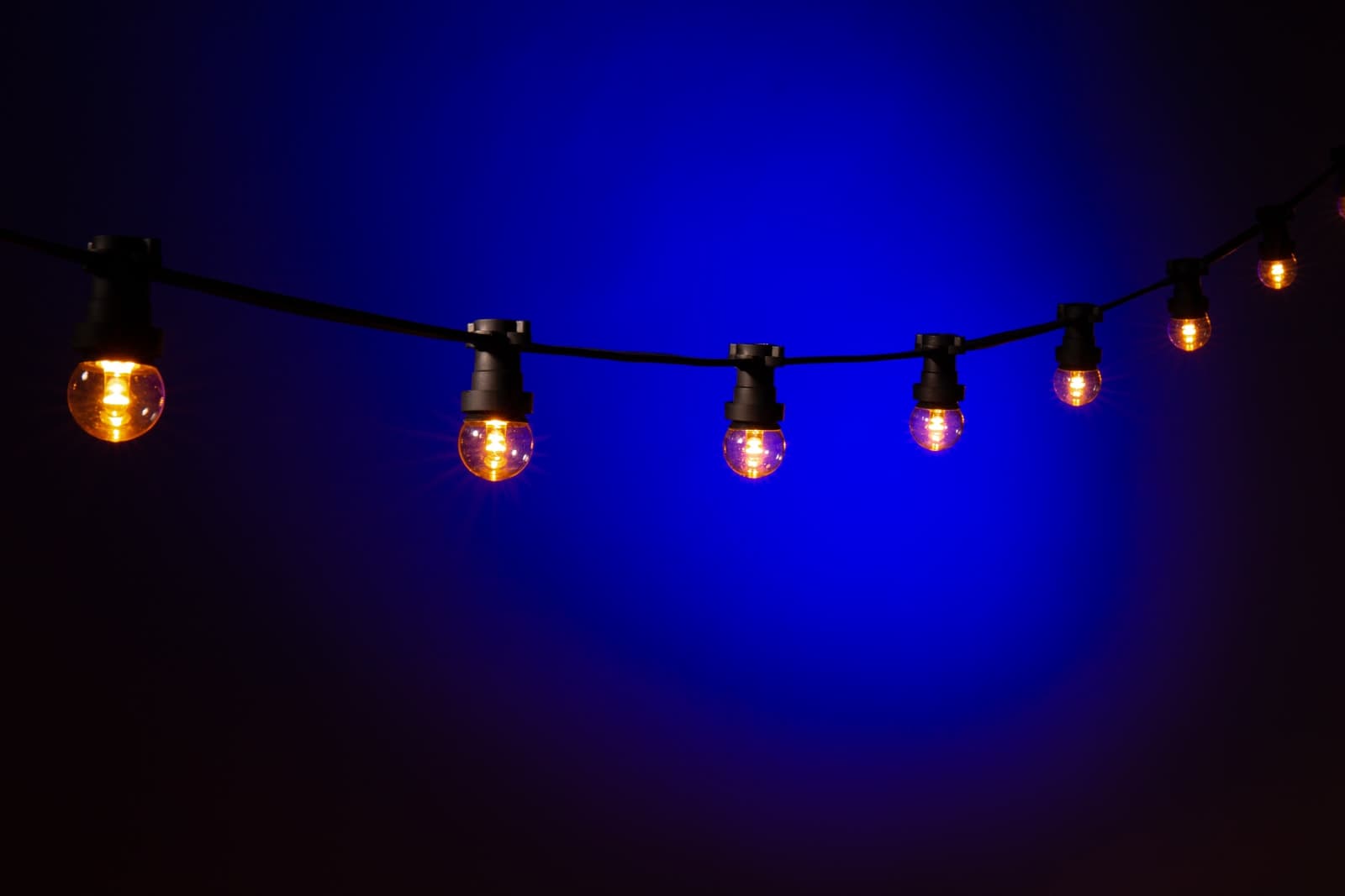 Lichterkette LED klassisch Warmweiß 2000k Linse