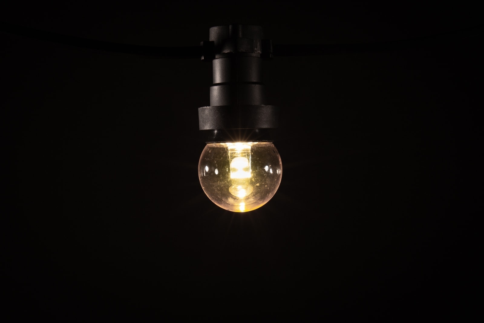 prikkabel led lampe modern warmweiss linse