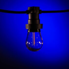 Lichterkette LED Filament Lampe modern Warmweiß Lichtstäbchen