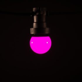 LED-Lampe mit Widerhaken rosa