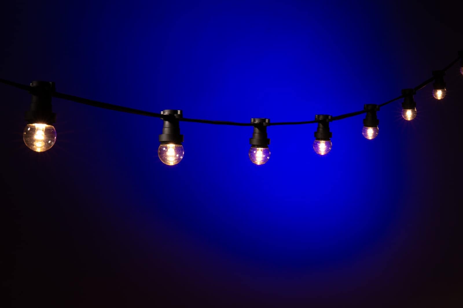 Lichterkette LED modern Warmweiß 2650k Linse