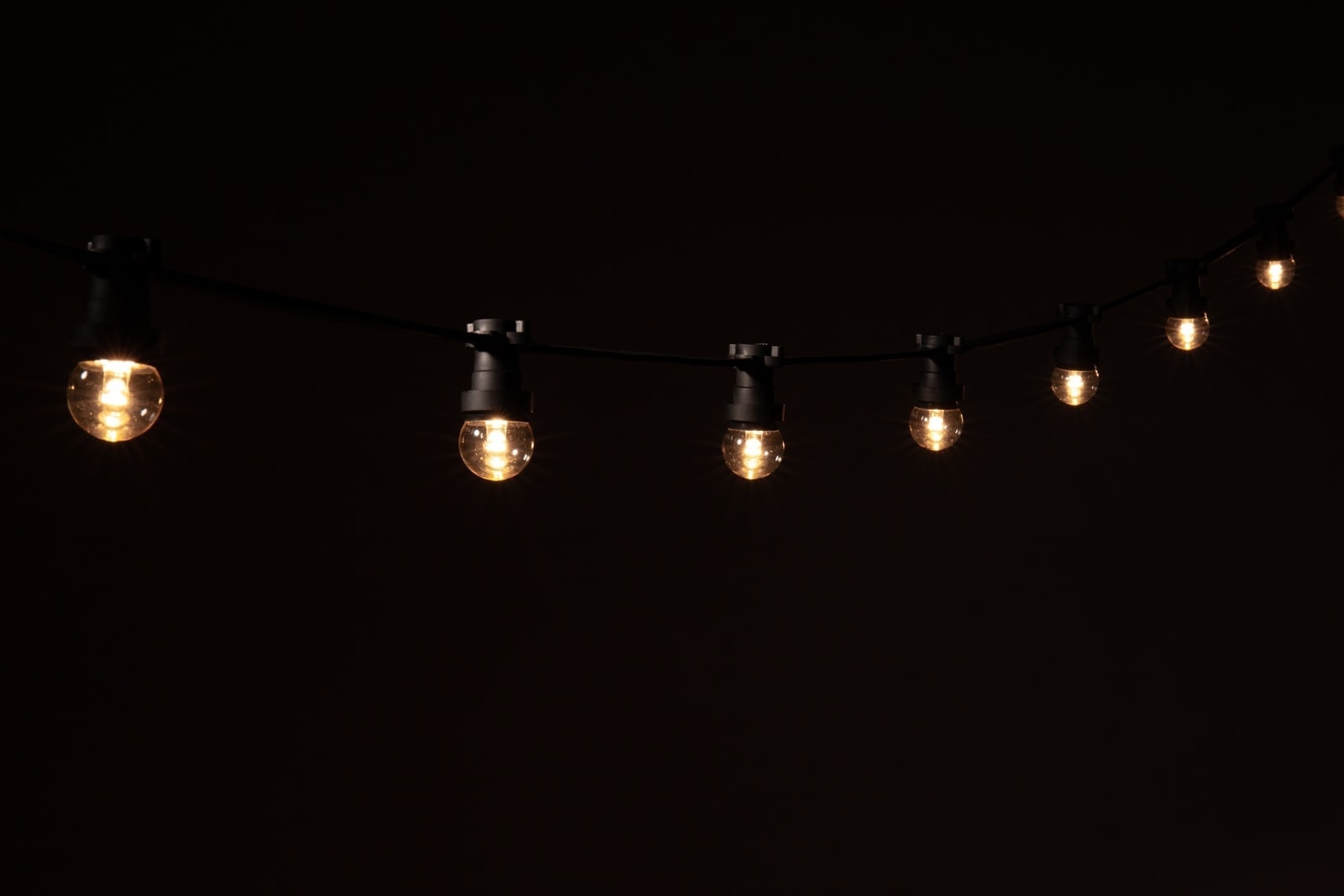 Lichterkette LED modern Warmweiß 2650k Linse