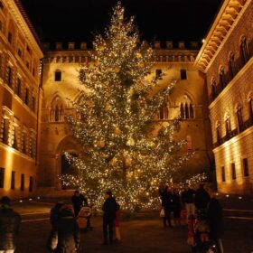 Professionelle Weihnachtsbeleuchtung außen