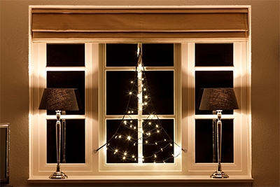 Fenster Weihnachtsbaum