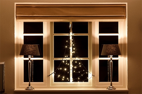 Fenster Weihnachtsbaum