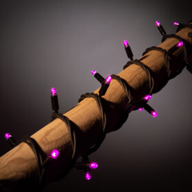 rosa Weihnachtslämpchen