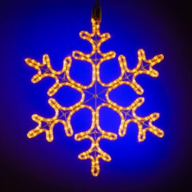 Schneeflocken-Beleuchtung außen