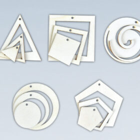 spira geo hölzerne weihnachts dekoration