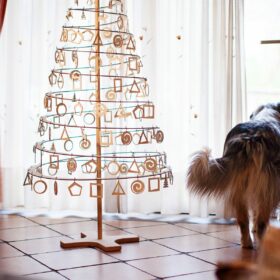 spira geo hölzerne weihnachts dekoration