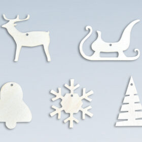 Spira hölzerne Weihnachtsdekoration