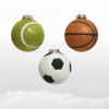 sport fussball tennis basketball weihnachtsanhänger weihnachts ornamente