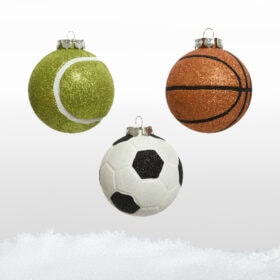 sport fussball tennis basketball weihnachtsanhänger weihnachts ornamente
