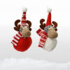 Stoff Rentier Weihnachtsornamente Weihnachtsbaumschmuck