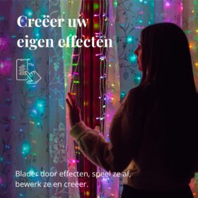 twinkly curtain lights lichtvorhang