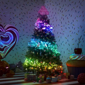 twinkly weihnachtsbaumbeleuchtung farbig