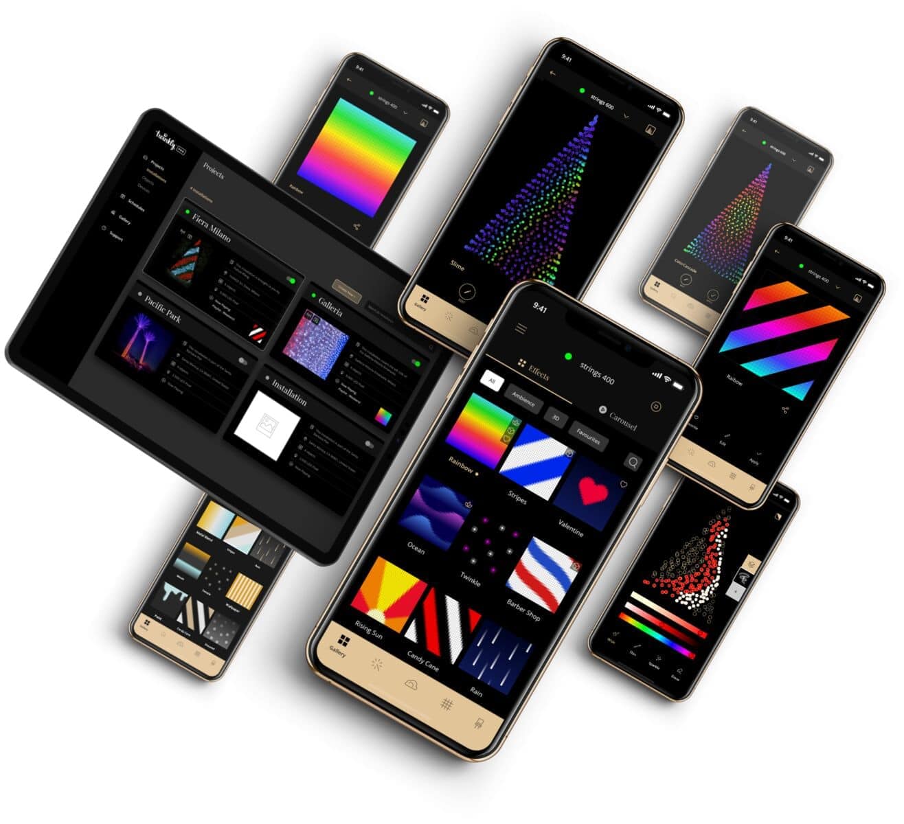 Twinkly Weihnachtsbeleuchtung mit App