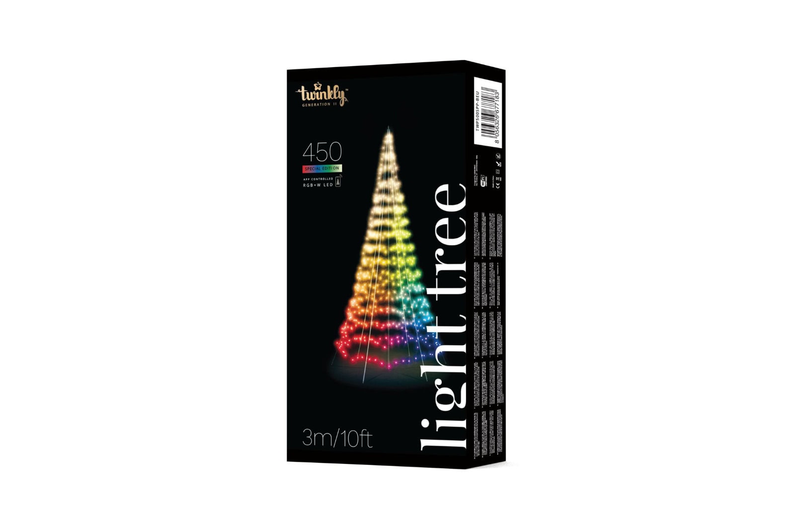 twinkly tree 3 meter 450 led rgbw twp500spp-beu 8056326677183