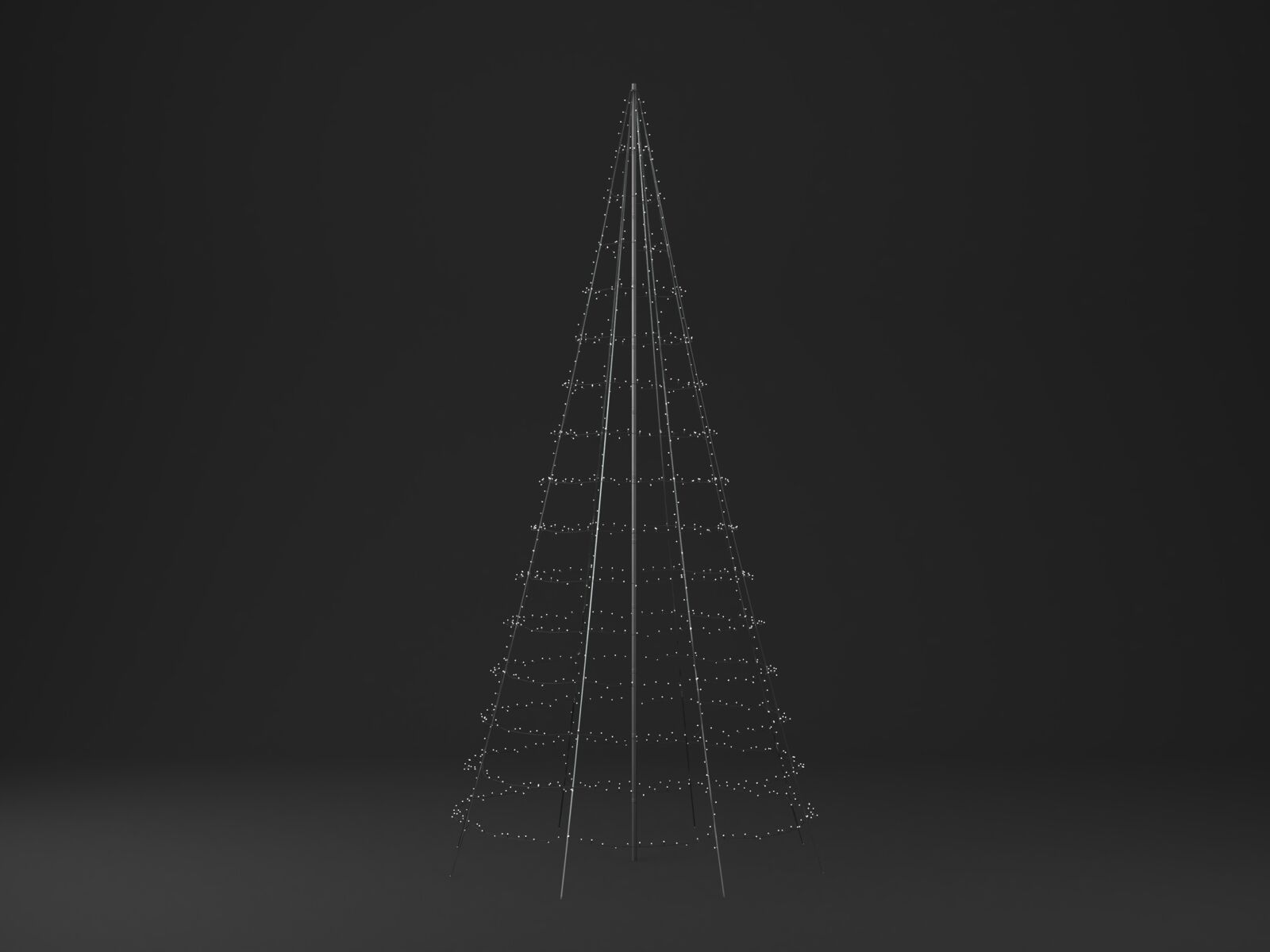 twinkly Fahnenmast Weihnachtsbaum 6 Meter