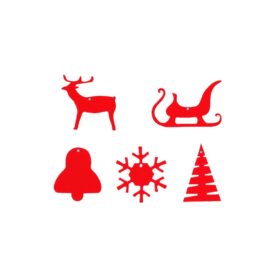 Filz Weihnachtsanhänger Spira