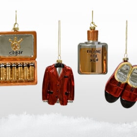 Vintage Männer Herren Zubehör Weihnachtsbaumschmuck Anhänger