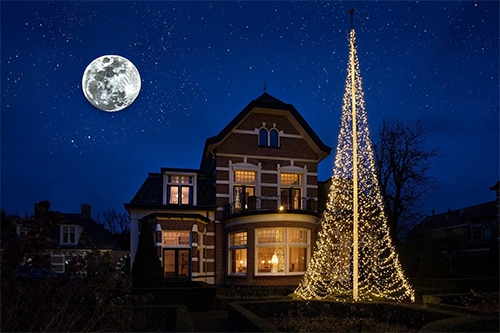 Fahnenmast Weihnachtsbaum