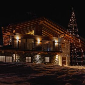 Fahnenmast Weihnachtsbaum Twinkly