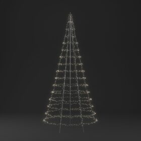 Fahnenmast Weihnachtsbeleuchtung 6 Meter twinkly